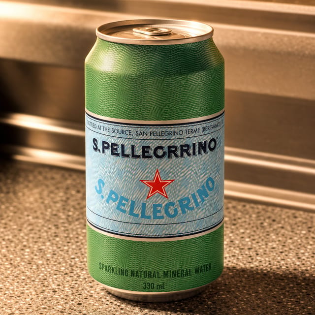 San Pelligrino Sparkling.